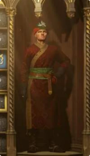 Отаман, повседневно: комплект надет на персонажа в окне инвентаря Kingdom Come: Deliverance II